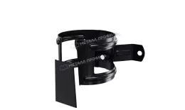 Держатель трубы МЕТАЛЛ ПРОФИЛЬ PURMAN BLACK EDITION D100 (на дерево) Ral 9005 купить в краснодаре