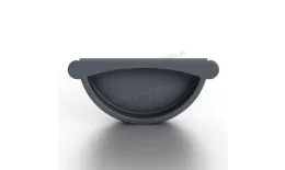 Заглушка желоба МЕТАЛЛ ПРОФИЛЬ Foramina Freeze D125 Grey купить в краснодаре