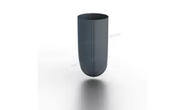 Колено сливное МЕТАЛЛ ПРОФИЛЬ Foramina Freeze D100 Grey купить в краснодаре