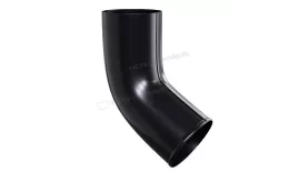 Колено сливное МЕТАЛЛ ПРОФИЛЬ PURMAN BLACK EDITION D100 Ral 9005 купить в краснодаре