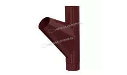 Тройник трубы МЕТАЛЛ ПРОФИЛЬ Foramina PUR D100 Ral 8017 купить в краснодаре