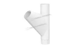 Тройник трубы МЕТАЛЛ ПРОФИЛЬ Foramina PUR D100 Ral 9010 купить в краснодаре