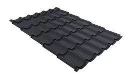 Металлочерепица GL Классик (Classic) 0.45 Drap TX RAL 7024 мокрый асфальт купить в краснодаре