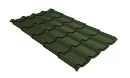 Металлочерепица GL Камея (Kamea) 0,5 GreenCoat Pural BT RAL 6020 хромовая зелень купить в краснодаре