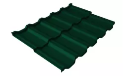 Металлочерепица Grand Line Квинта Уно (Kvinta Uno) 0,5 Satin Matt TX RAL 6005 зеленый мох купить в краснодаре