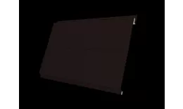 Металлический сайдинг Grand Line Вертикаль Line Atlas 0,5 мм RAL 9005 Черный