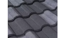 Вид на крыше композитная черепица LUXARD Roman Морион