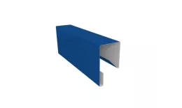 Планка П-образная заборная 17 0,45 PE с пленкой RAL 5005 сигнальный синий (2м) купить в краснодаре