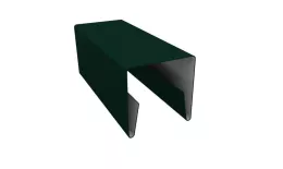 Планка П-образная заборная 20 0,4 PE с пленкой RAL 6005 зеленый мох (2,5м) купить в краснодаре