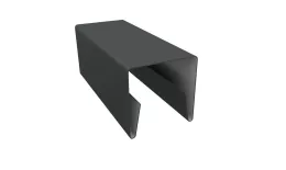 Планка П-образная заборная 20 0,45 PE с пленкой RAL 7005 мышино-серый (2м) купить в краснодаре