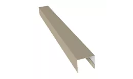 Планка П-образная заборная 24 0,5 Satin с пленкой RAL 1015 светлая слоновая кость (3м) купить в краснодаре