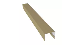 Планка П-образная заборная 24 0,45 PE с пленкой RAL 1014 слоновая кость (3м) купить в краснодаре