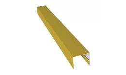 Планка П-образная заборная 24 0,45 PE с пленкой RAL 1018 цинково-желтый (2м) купить в краснодаре