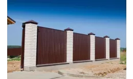 Колпак на столб 390х390мм 0,45 Drap ST с пленкой RAL 8017 шоколад купить в краснодаре