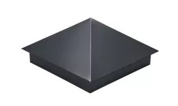 Колпак на столб 390х390мм 0,5 Satin Matt TX с пленкой RAL 7024