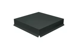 Колпак на столб крышка 385х385мм 0,5 Velur X с пленкой RAL 7016