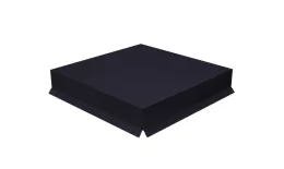 Колпак на столб крышка 1275х320мм 0,45 Drap ST с пленкой RAL 9005