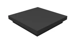 Колпак на столб плоский 1480х450мм 0,45 Drap TX с пленкой RAL 7016