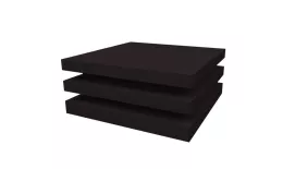 Колпак на столб плоский елка 340х340мм 0,5 Satin Matt TX с пленкой RAL 9005