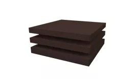 Колпак на столб плоский елка 390х390мм 0,5 Satin Matt с пленкой RR 32