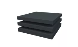 Колпак на столб плоский елка 510х510мм 0,45 Drap TX с пленкой RAL 7016