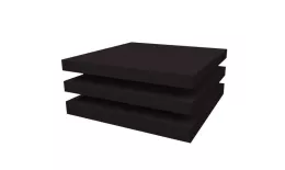 Колпак на столб плоский елка 510х510мм 0,45 Drap TX с пленкой RAL 9005