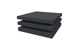 Колпак на столб плоский елка 350х350мм 0,5 Satin Matt с пленкой RAL 7024