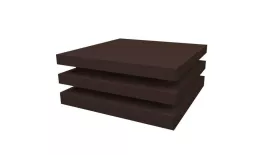 Колпак на столб плоский елка 380х380мм 0,45 Drap ST с пленкой RR 32