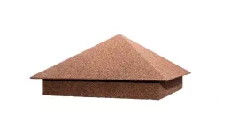 Колпак на столб 390х390мм 0,45 Базальт Какао купить в краснодаре