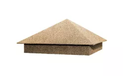 Колпак на столб 510х510мм 0,45 Базальт Песочный раф купить в краснодаре