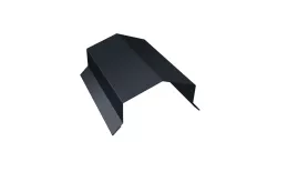 Парапетная крышка угольная 250мм 0,5 Satin с пленкой RAL 7024 мокрый асфальт (3м) купить в краснодаре