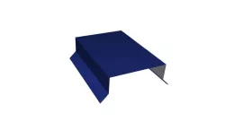 Парапетная крышка прямая 100мм 0,45 PE с пленкой RAL 5002 ультрамариново-синий (2м) купить в краснодаре