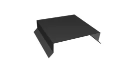 Парапетная крышка прямая 150мм 0,5 Satin с пленкой RAL 7016 антрацитово-серый (2м) купить в краснодаре