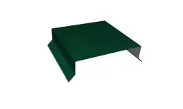 Парапетная крышка прямая 150мм 0,5 Satin с пленкой RAL 6005 зеленый мох (2м) купить в краснодаре