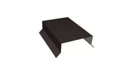 Парапетная крышка прямая 125мм 0,5 PurLite Matt RR 32 темно-коричневый (2м) купить в краснодаре