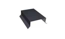 Парапетная крышка прямая 125мм 0,5 Satin Matt RAL 7024 мокрый асфальт (2,5м) купить в краснодаре