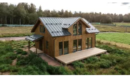 Кликфальц Grand Line 0,5 PE с пленкой на замках RAL 7024 мокрый асфальт купить в краснодаре