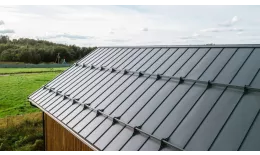 Кликфальц Grand Line 0,5 PE с пленкой на замках RAL 7024 мокрый асфальт купить в краснодаре