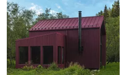 Кликфальц Pro Grand Line 0,5 Satin Matt с пленкой на замках RAL 3005 красное вино купить в краснодаре