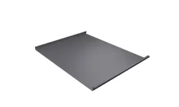 Фальц двойной стоячий Line Grand Line 0,5 PE с пленкой на замках RAL 7004