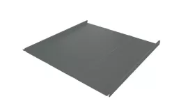 Фальц двойной стоячий Line Grand Line 0,45 PE с пленкой на замках RAL 7005 мышино-серый купить в краснодаре