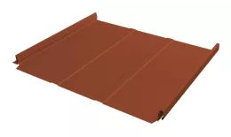 Кликфальц Fin Line Grand Line 0,5 PurLite Matt с пленкой на замках RAL 8004 терракота купить в краснодаре