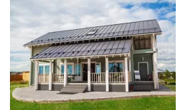 Кликфальц Grand Line 0,45 Drap ST с пленкой на замках RAL 7024 мокрый асфальт купить в краснодаре