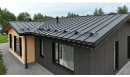 Кликфальц Pro Grand Line 0,45 Drap ST с пленкой на замках RAL 9005 черный купить в краснодаре