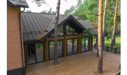 Кликфальц Pro Grand Line 0,45 Drap ST с пленкой на замках RR 32 темно-коричневый купить в краснодаре