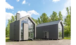 Фальц двойной стоячий Grand Line 0,45 Drap ST с пленкой на замках RAL 7024 мокрый асфальт купить в краснодаре