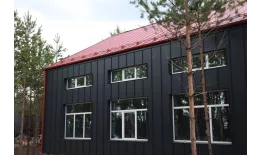 Фальц двойной стоячий Grand Line 0,45 Drap ST с пленкой на замках RAL 8004 терракота купить в краснодаре