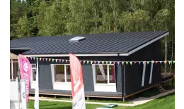 Фальц двойной стоячий Grand Line 0,45 Drap ST с пленкой на замках RAL 9005 черный купить в краснодаре