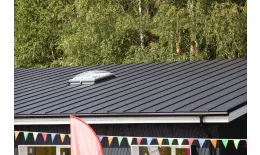 Фальц двойной стоячий Grand Line 0,45 Drap ST с пленкой на замках RAL 9005 черный купить в краснодаре