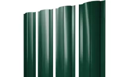 Штакетник Круглый с прямым резом 0,45 PE RAL 6005 зеленый мох купить в краснодаре